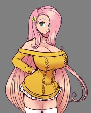 "Sketch - Fluddershy" by ScorpDK