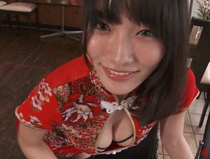 Anna Konno - Red Oriental Dress