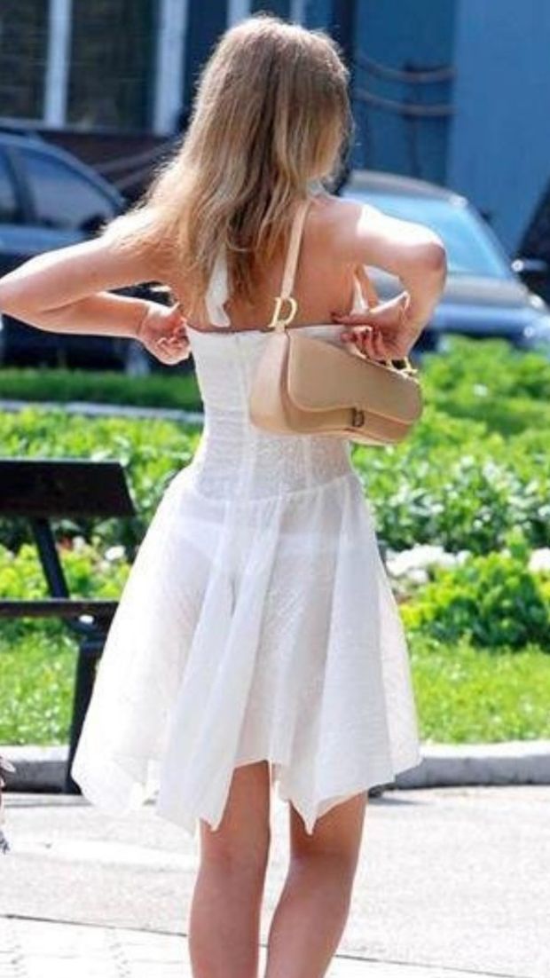 See through dress