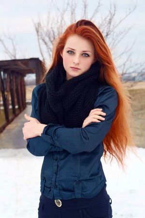 Redhead in the Cold