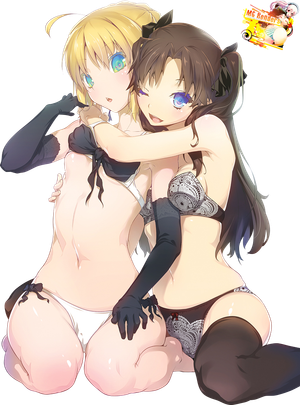 Fate/stay night - Saber, Tohsaka Rin Render 7