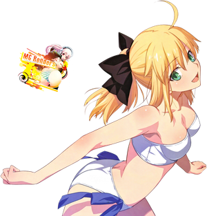 Fate Grand Order - Artoria Pendragon (Saber Lily) Render 3