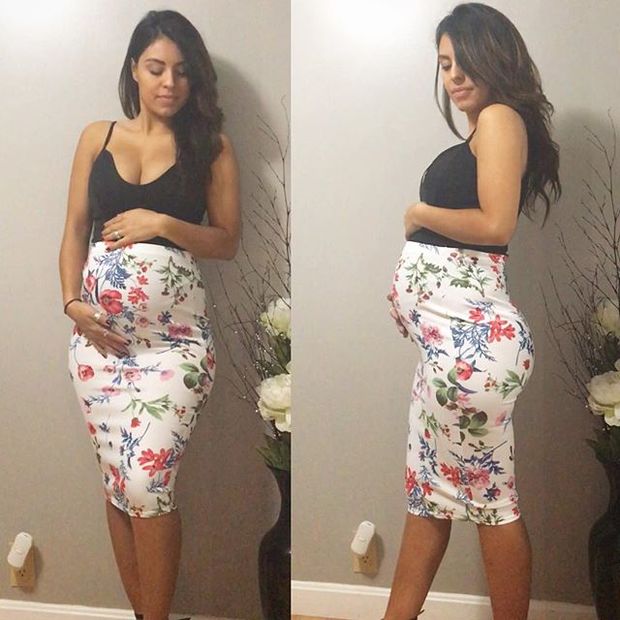 Hot tits on pregnant gurl
