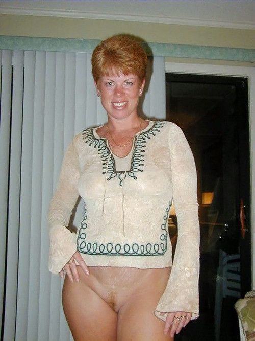 Bottomless MILF, mature, cougar