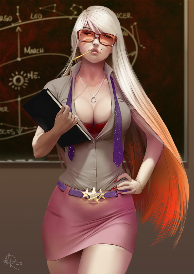 The hottest teacher.