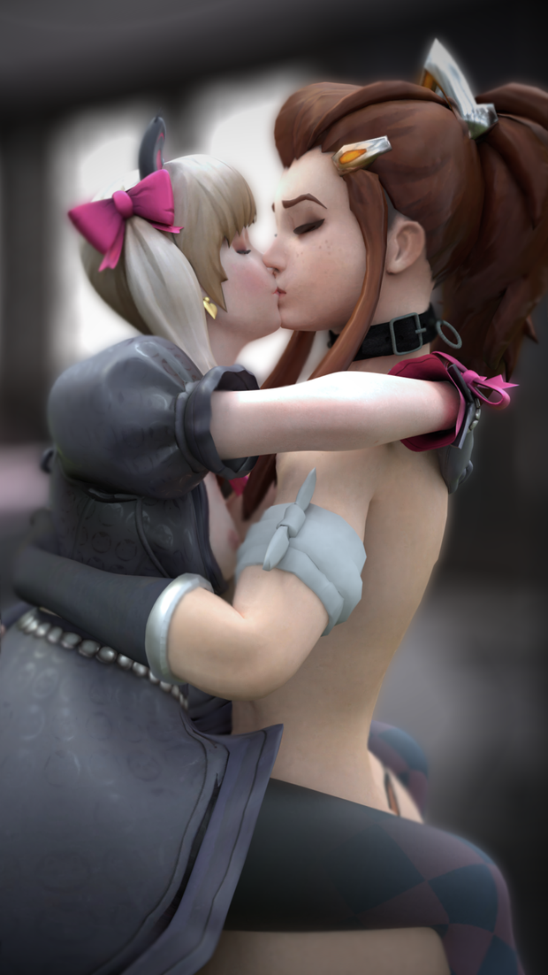 Brigitte lesbian kissing