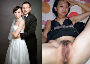 Dressed / Undressed Asian Wife