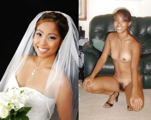 Dressed / Undressed Asian Wife