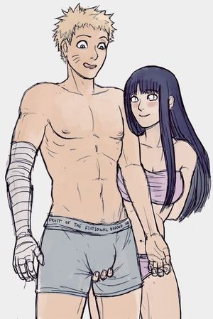 Hinata showing Naruto some interest.