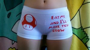 Clever way to get what she wants.