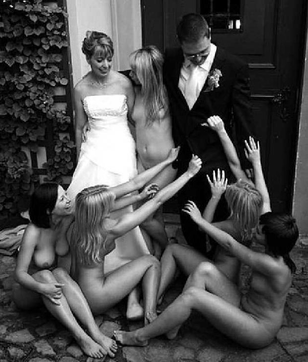 Temptation on your wedding day.