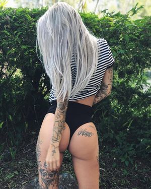 High class tattoo babe!