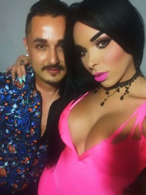 Alexis La Vega is bimbo in pink dress holding her Jon for the night - SGB asiann
