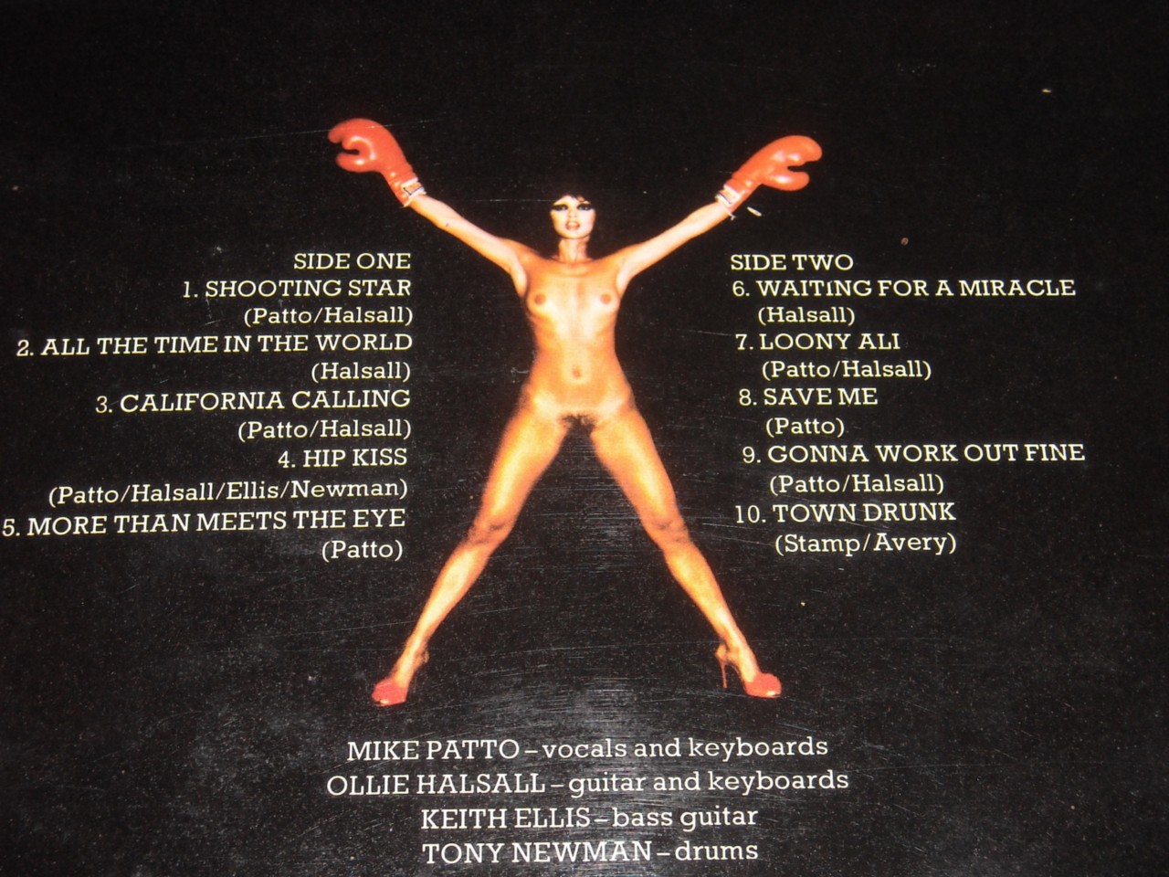 Boxer - Below The Belt (1976) Inside album picture.
