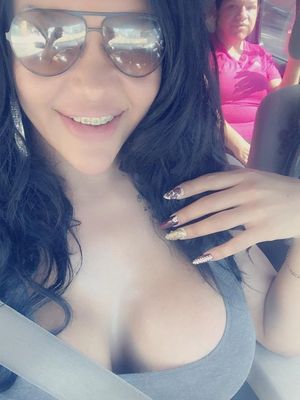 Bailey Slade is a sexy mama w/ braces on but is not a lola teen for FaceBook & sunglasses - SGB bracesss