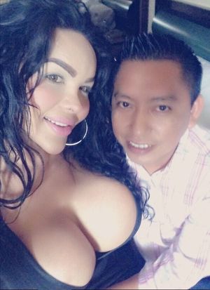 Bailey Slade is skank with huger ass tits & boobs being hugged by okay looking guy - SGB holdd