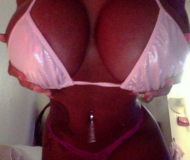 Chessie Hut Bibmbanoiski grabs her wonderfully large Barbie breasts through her bikini top for the sins of ethnic diversity - SGB gbb grabb
