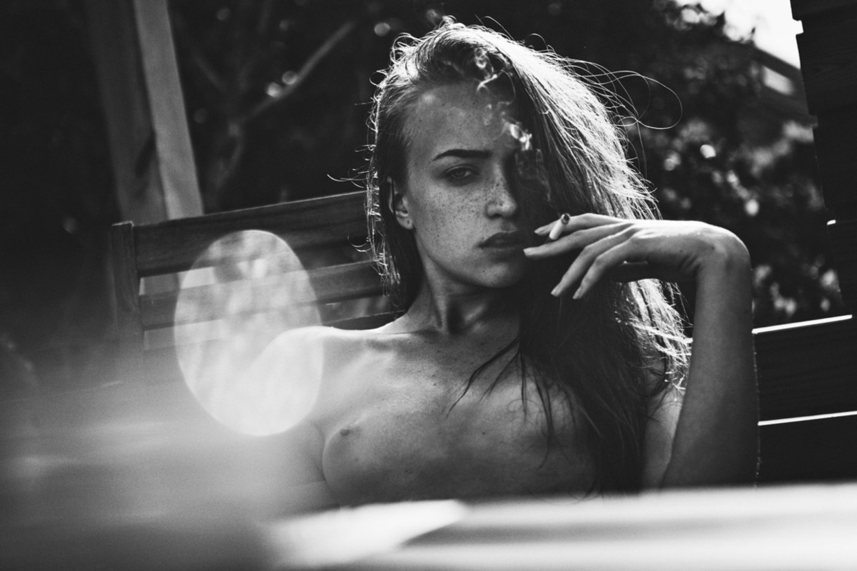 Smoking in the jacuzzi