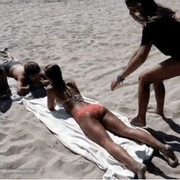 Beach butt