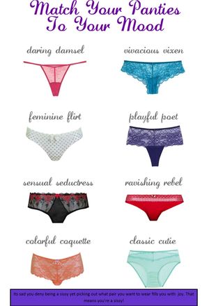 Panties for a sissy's moods