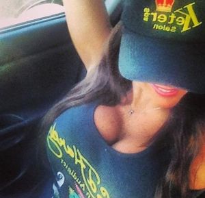 Parabolic Snowball has a cool baseball cap on her gpt head w/ Hawain cleavage - SGB