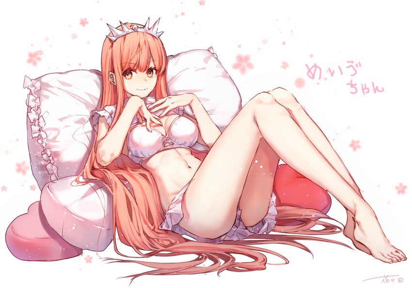 Redhead Laying Down