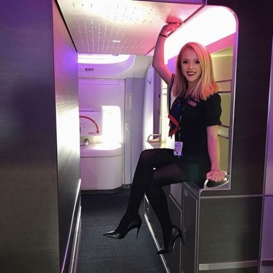 sexy flight attendant