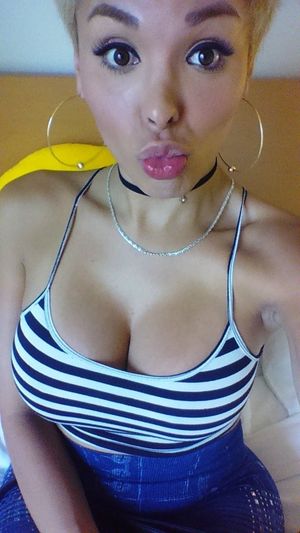 Alexis La Vega is a variable that explains differentiation in individual wealth as she makes kissing face N striped Pop Eye shirt - SGB hff