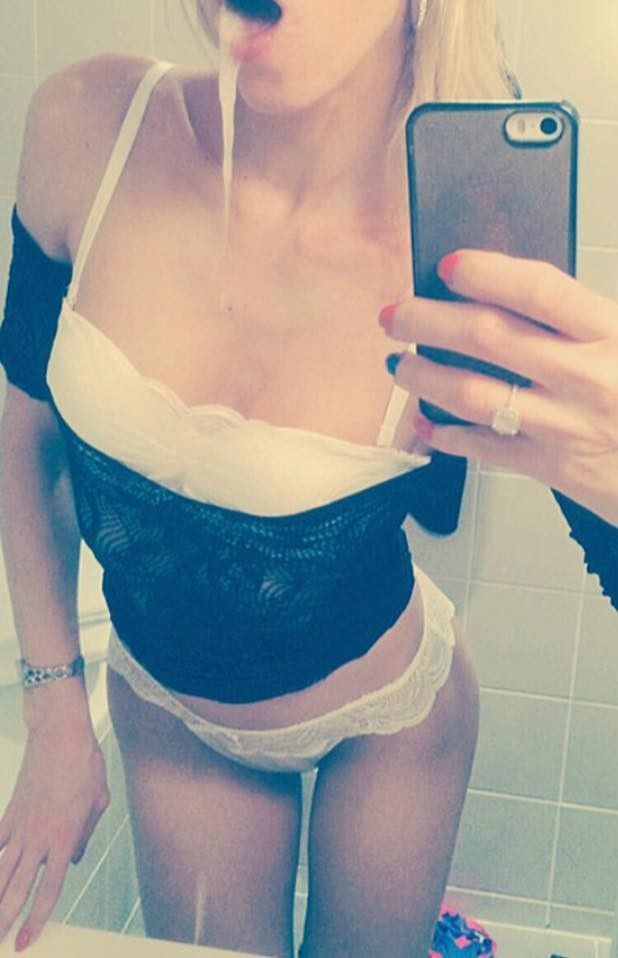 Blonde cumslut