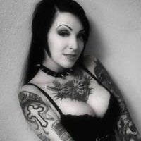 Tiffany Chase in goth clothes - I cannot find a better version of this pic anywhere on Google - SGB gothh cooll