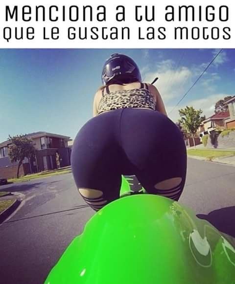 green motorbike