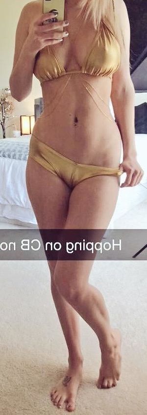 Mila Azul or Milla Azula wears a yellow bikini - SGBb - Support Her Website