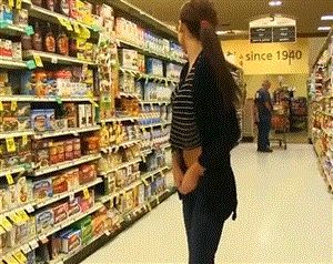 ass in the supermarket