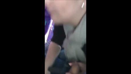 Getting his dick sucked in the bus!