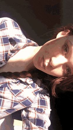 Good morning boob reveal