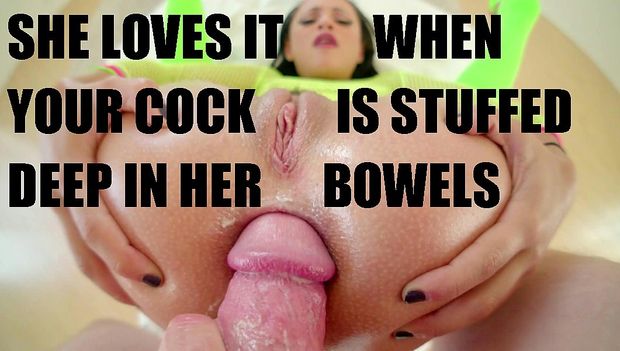 She can't help being addicted to your cock deep in her rectum