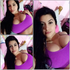 Kathy Yeo is a stone cold wild fox in her purple cleavage shirt - SGB