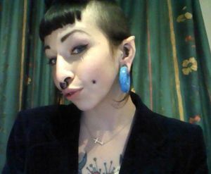 Monique Deville - I find these goth babes so dam sexy, I am a goth chick myself, you can believe it or not but I'm building an audience to..