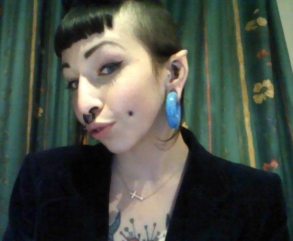 Monique Deville - I find these goth babes so dam sexy, I am a goth chick myself, you can believe it or not but I'm building an audience to..
