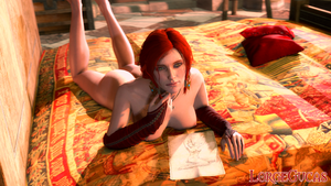 [Witcher3]Triss Merigold - Bed by Lorgegucas