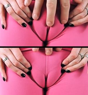 Rachels fat camel toe