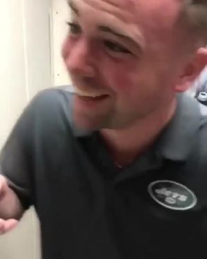 In the guys bathroom... I guess...