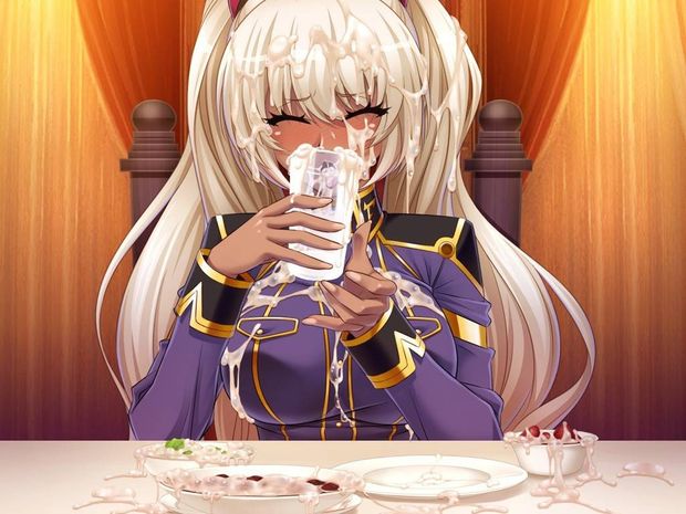 Princess drinking cum