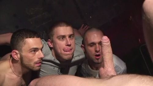 The stupid face that fags put when they see a cock …