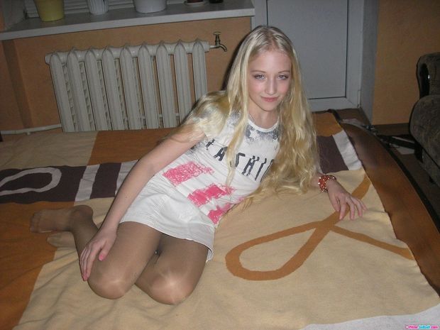 two minutes before she fall from exhaustion. She wake up with a sticky face
