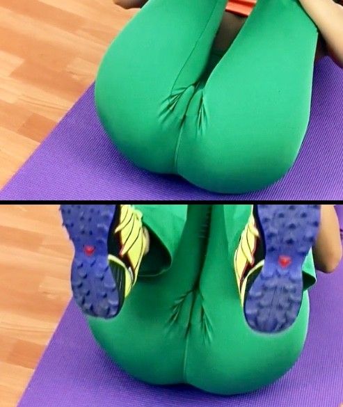 Winona’s yoga session