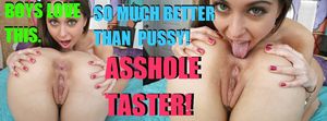 Train her to be a good little asshole taster for your cock