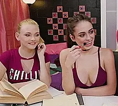 Alex More, Ashly Anderson, Hannah Hays - Fuck Mid Terms 034