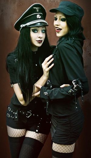 Little Billy rings the evil spell of the sky demons on prom night when she engages in lesbiansexual groping emo goth friend - gothh zxzx SS