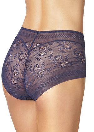 Her ass in blue Janira mesh